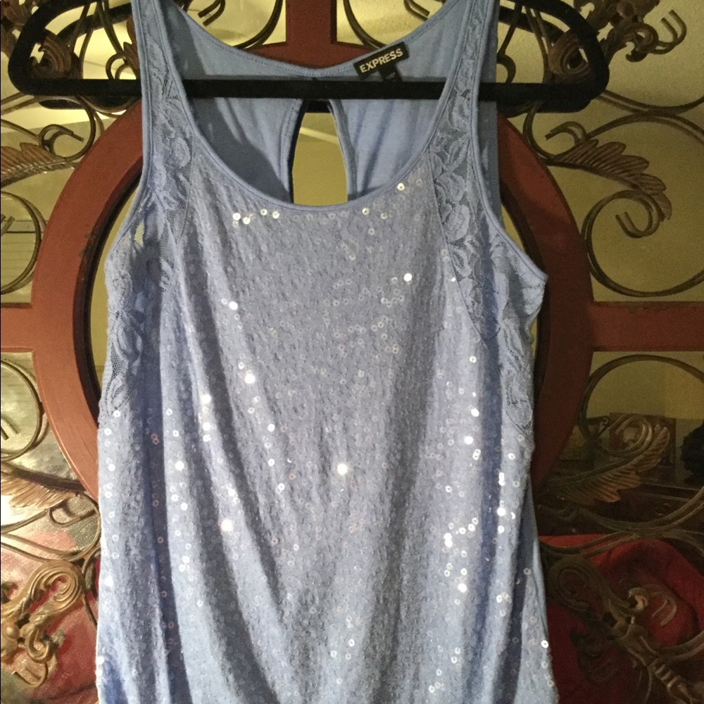 Express small dressy tank top.